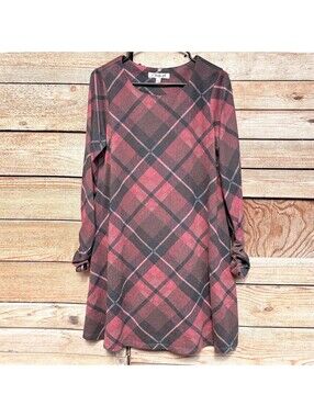 Chetta B Plaid Sweater Dress | L